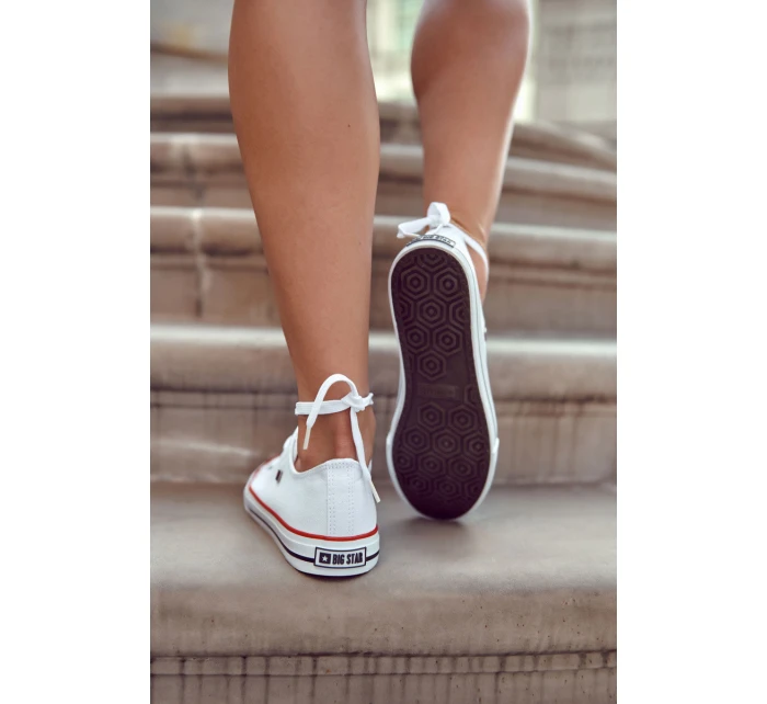 Dámské Bílé tenisky Big Star model 21501765 - Big Star Shoes