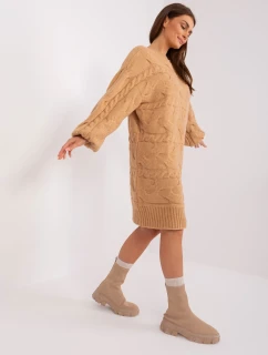 Sweter AT SW model 18884736 camelowy - FPrice