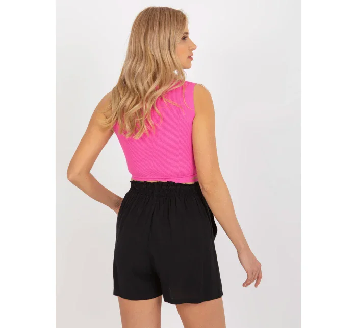 Šortky D73760R62159KA čierna