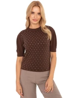 Jumper PM SW PM 5060.06 hnedý Jumper PM SW PM 5060.06 hnedý