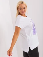 Bluzka RV BZ model 18691566 jasny fioletowy - FPrice Bluzka RV BZ model 18691566 jasny fioletowy - FPrice