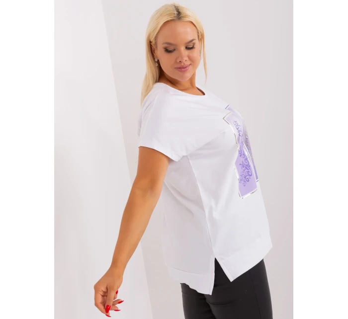 Bluzka RV BZ model 18691566 jasny fioletowy - FPrice Bluzka RV BZ model 18691566 jasny fioletowy - FPrice