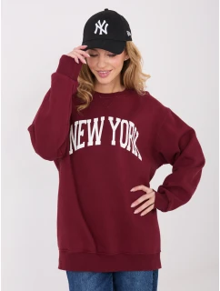 Bluza BL bordowy model 21801809 - FPrice