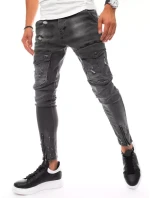 Pánské bojové džínové kalhoty černé Dstreet model 21963298 - FashionStreet
