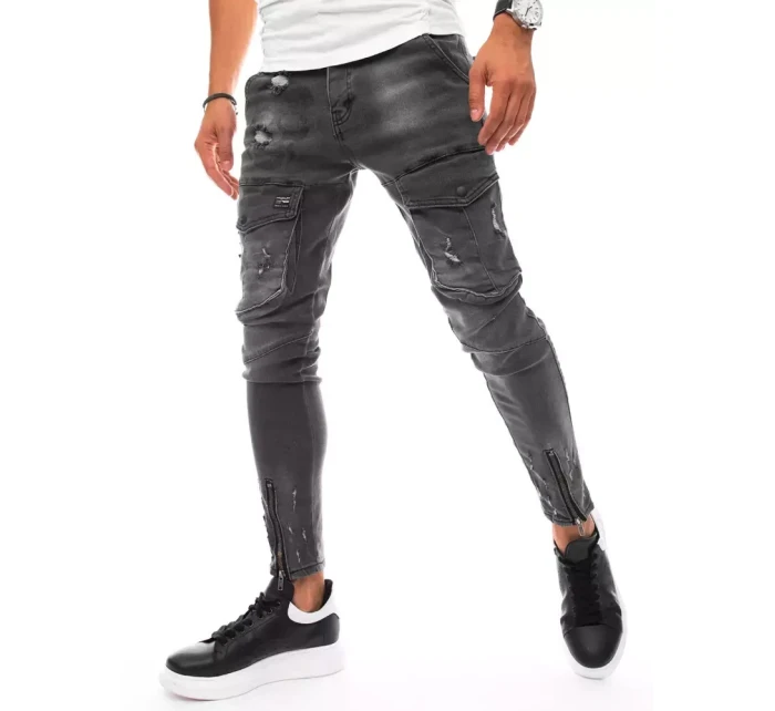 Pánské bojové džínové kalhoty černé Dstreet model 21963298 - FashionStreet