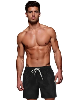 Pánské šortky černé model 21989744 - Dstreet