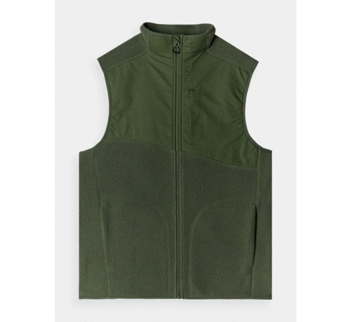 Pánske tričko bez rukávov so stojačikom 4F 4FRAW24TVESM172-43S