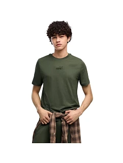Pánské tričko ESS Small No.1 s logem tmavě zelené model 22301561 - Puma
