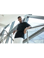 Build your Brand BY 102 Tričko oversize z hrubej bavlny 56.0102, melírovaná šedá Build your Brand BY 102 Tričko oversize z hrubej bavlny 56.0102, melírovaná šedá