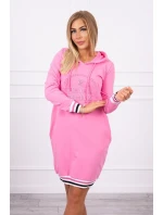 Svetloružové šaty Brooklyn