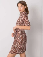 Šaty LK SK 508079.47P hnedá