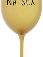 NA SEX - zlatý pohár na víno 350 ml
