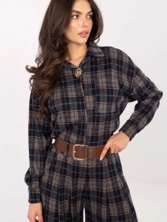 Košeľa s dlhým rukávom model 220041 Taliansko Moda