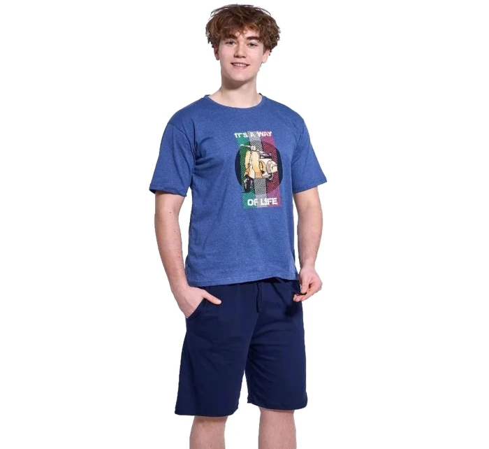 Chlapčenské pyžamo 500/49 Scooter - CORNETTE Chlapčenské pyžamo 500/49 Scooter - CORNETTE