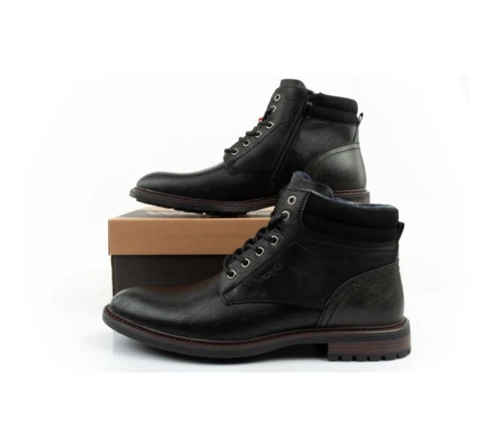 Pánske topánky Wrangler George sable smart fashionable black