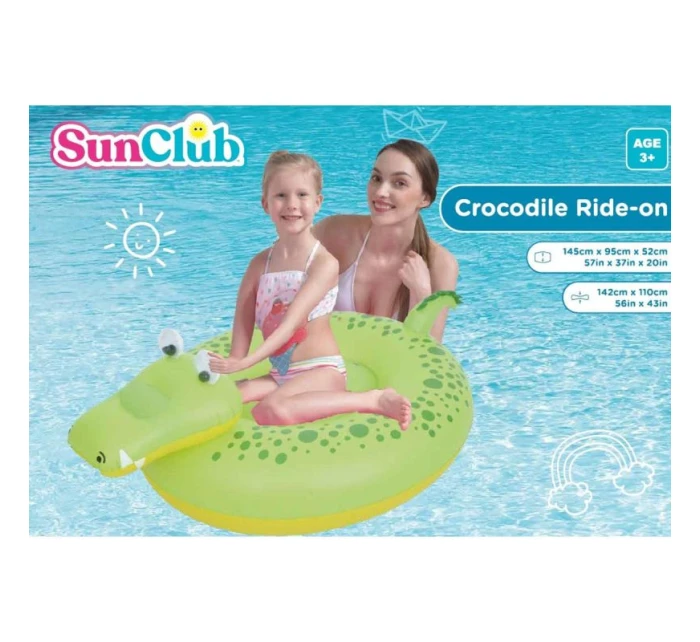 DRAGGED CROCODILIAN 145x95x52CM 35446