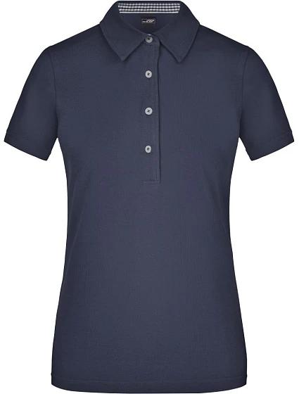Daiber JN 969 Dámske piqué polo „Plain“ 02.0969 tmavomodrá/tmavomodrá/biela Daiber JN 969 Dámske piqué polo „Plain“ 02.0969 tmavomodrá/tmavomodrá/biela