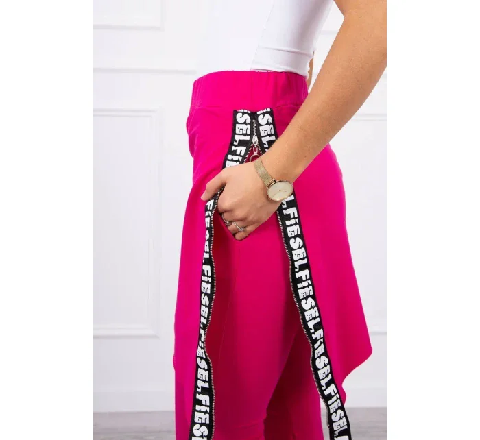 s nápisem fuchsiová model 18743242 - K-Fashion