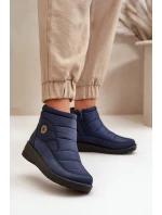 Śniegowce Damskie Ocieplane Granatowe Helis Śniegowce Damskie Ocieplane Granatowe Helis