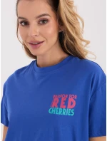 T shirt model 21791129 ciemny niebieski - FPrice