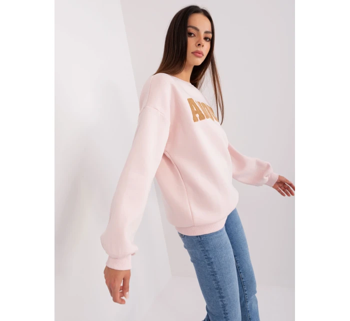 Bluza EM BL 617 model 18904815 jasny różowy - FPrice Bluza EM BL 617 model 18904815 jasny różowy - FPrice