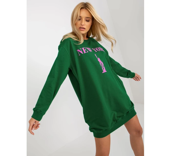 Mikina VI BL 3212.15x tmavo zelená Mikina VI BL 3212.15x tmavo zelená