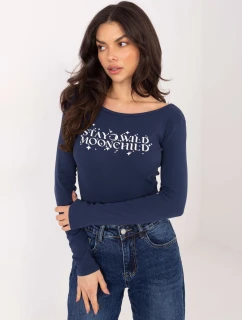 Blúzka WT BZ A1143.46 tmavomodrá