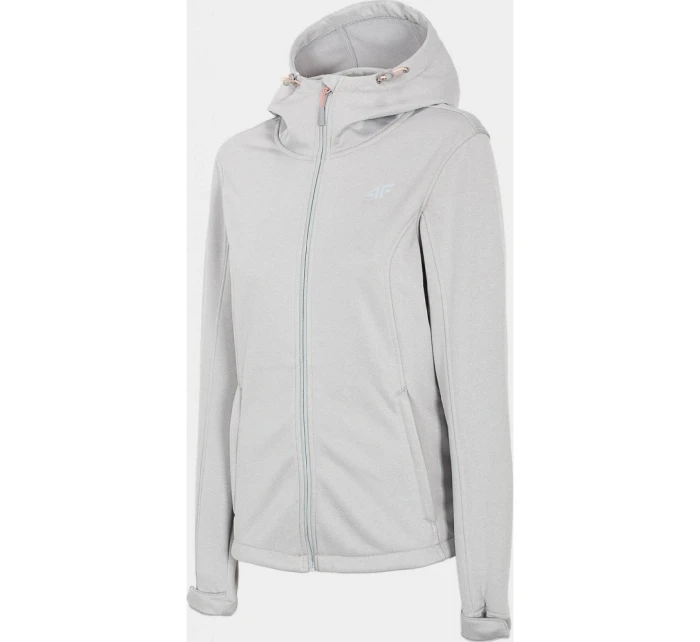 Dámska softshellová bunda NOSD4-SFD300 sivá - 4F