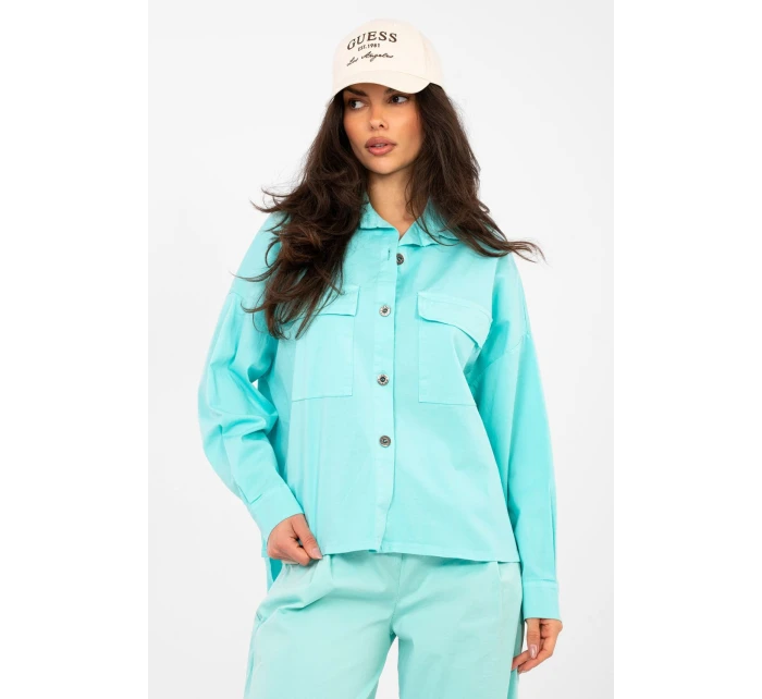 Košeľa s dlhým rukávom model 224199 Taliansko Moda