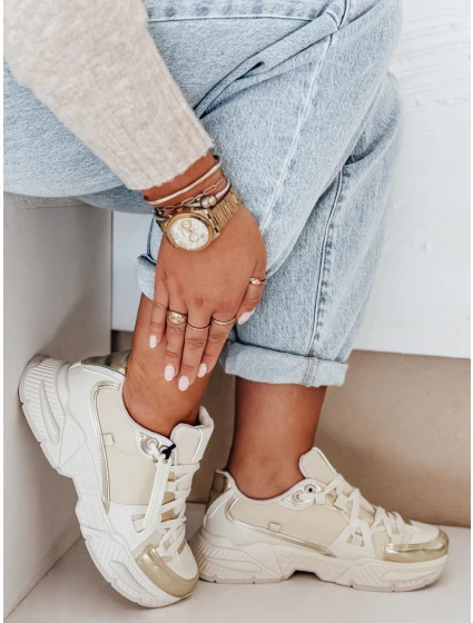 Dámské béžové tenisky model 21991939 - Dstreet