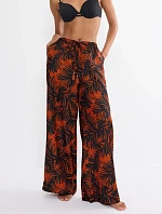 Letné saténové nohavice - BROWN - TRIUMPH BROWN - TRIUMPH