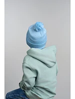 Kid WindS Dětská pletená čepice s bambulí light blue model 22456281 - Atlantis Headwear