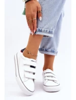 tenisky na suchý zip Big Star Bíle model 21610210 - Big Star Shoes tenisky na suchý zip Big Star Bíle model 21610210 - Big Star Shoes