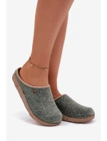 Domácí obuv Dámské pantofle model 21786990 Zelené - Inblu