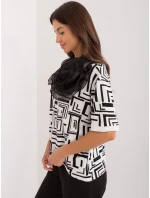 Bluzka LK BZ model 20148874 ecru - FPrice Bluzka LK BZ model 20148874 ecru - FPrice