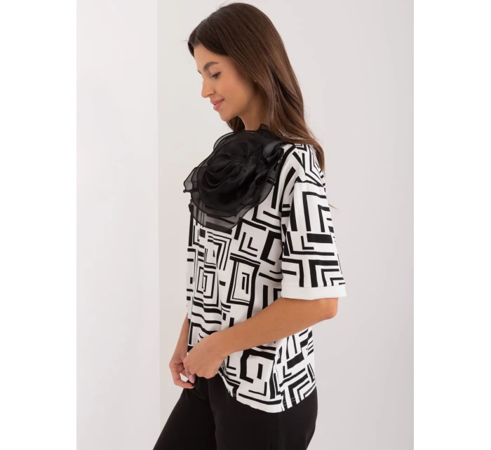 Bluzka LK BZ model 20148874 ecru - FPrice Bluzka LK BZ model 20148874 ecru - FPrice