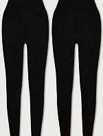 Hrubé bavlnené legíny čierne (YW06039-1)