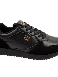 dámské sportovní boty Basic – módní černé dámské tenisky model 22368773