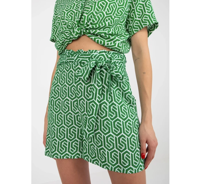 Dámské šortky model 18339410 zelená - FPrice