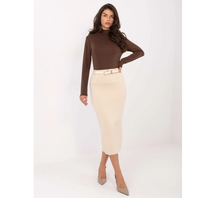 Sukňa PM SD YIS1056.84 svetlo béžová