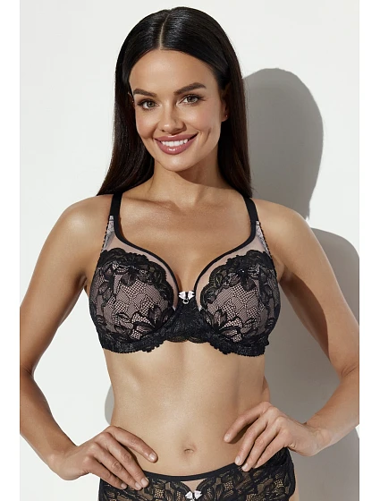Polomäkká podprsenka Ava 2297 Gorgeus Black Maxi Polomäkká podprsenka Ava 2297 Gorgeus Black Maxi