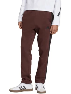 Pánské kalhoty Essentials 3Stripes Fleece hnědé model 21342770 - ADIDAS