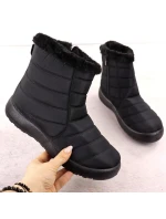 Dámské ploché zateplené sněhule černé model 21906469 - Potocki