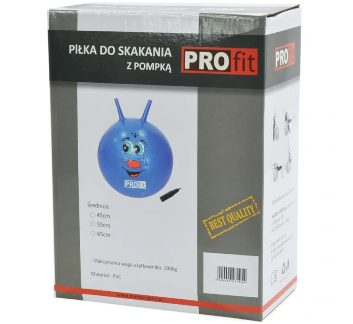 Skákacia lopta Profit DK 2103 55 cm modrá