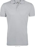 SOL'S Prime Men Pánske polo tričko z hrubej bavlny 25.0571 pure grey