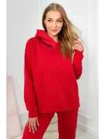 Izolovaná súprava s výšivkou Los Angeles červený Izolovaná súprava s výšivkou Los Angeles červený