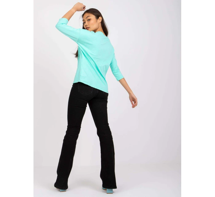 Blúzka RV BZ 4661.56P tyrkysová