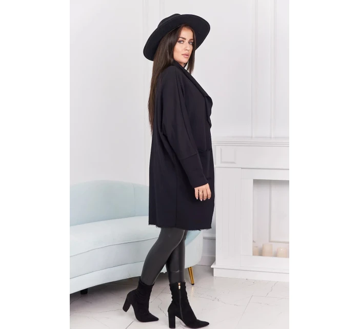 Mikina s vreckami 9587 čierna - Kesi Mikina s vreckami 9587 čierna - Kesi