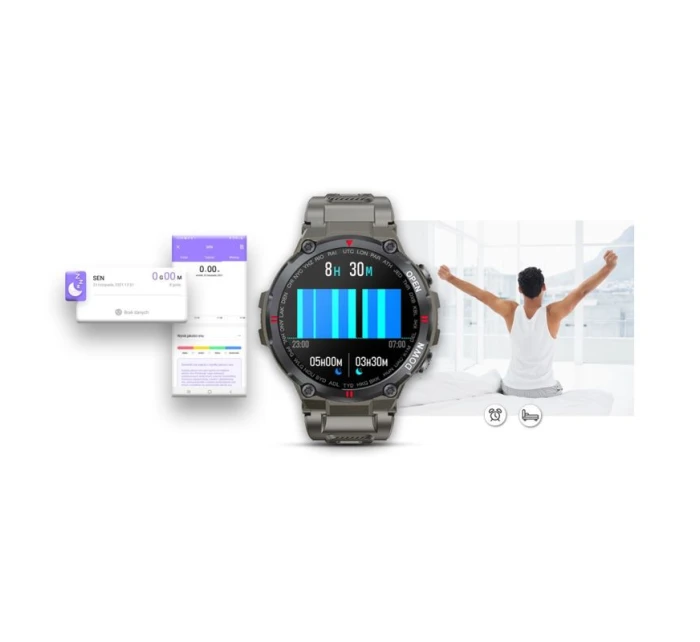 Chytré hodinky Grey model 21804543 - Giewont Chytré hodinky Grey model 21804543 - Giewont