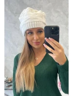 Dámska čiapka Nastia K373 biela